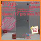 512gb dual screen support google gms Xiaomi 17 pro max 5g white snapdragon elite 5 with freebies full set