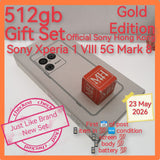 512gb new gift official Sony Xperia 1 VIII 5G Mark 8 gold snapdragon Hong Kong full set