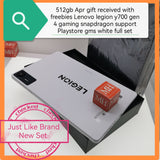 512gb 2026 April gift with freebies Lenovo legion y700 gen 4 gaming snapdragon support Playstore gms white full set