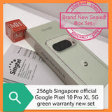 256gb Singapore official Google Pixel 10 Pro XL 5G green warranty new set
