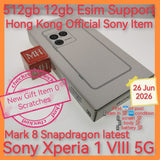 512gb esim support hong kong Sony Xperia 1 VIII 5G Mark 8 snapdragon gold full set