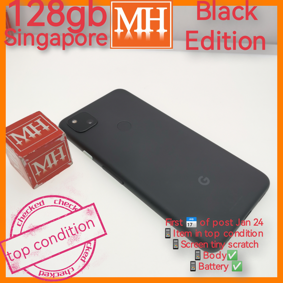 128gb Singapore google pixel 4a black set