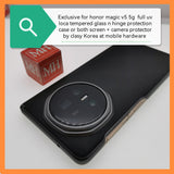 Exclusive for honor magic v5 full loca tempered glass n hinge protection case or screen n camera protection by clasy Korea at mobile hardware