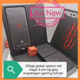 256gb 16gb global version red magic 6 pro 5G snapdragon gaming grey full set