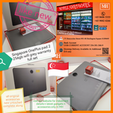 Freebies+Singapore warranty OnePlus pad 2 256gb grey wifi warranty full set