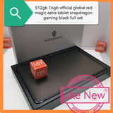 512gb 16gb freebies global version red magic astra tablet snapdragon gaming black full set