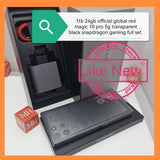 1tb 24gb global version red magic 10 pro 5g snapdragon elite gaming transparent black full set