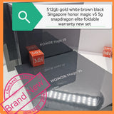 512gb Singapore honor magic v5 5g snapdragon elite warranty new set