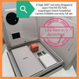 512gb 2027 warranty Singapore Oppo Find N5 5G Fold snapdragon black hasselblad camera foldable warranty full set