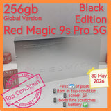 256gb global version red magic 9s Pro 5G black snapdragon gaming full set