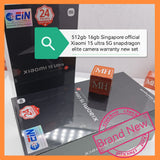 512gb 16gb Singapore official Xiaomi 15 ultra 5G snapdragon Leica camera warranty new set