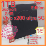 1tb official vivo x200 ultra 5G red support GMS playstore full set
