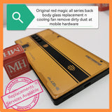 Original red magic all series back body glass replacement n cooling fan remove dirty dust at mobile hardware