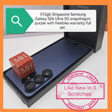 512gb Singapore Samsung Galaxy S26 Ultra 5G snapdragon purple with freebies warranty full set