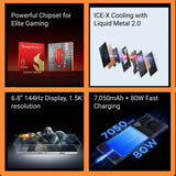 Latest 7050mAh red magic 10s pro 5g global version new set