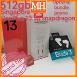 Singapore 512gb OnePlus 13 5g snapdragon hasselblad optional bundle promo warranty new set