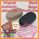 Original Authentic Jabra elite 7 pro/Active black beige set