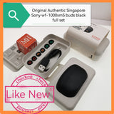 Original Authentic Singapore Sony wf-1000xm5 buds black full set