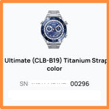 Sealed titanium strap Huawei watch ultimate steel new warranty set