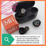 Free checking can't pairing or no power up n express battery replacement Jabra elite 5 and also other Bluetooth earbuds