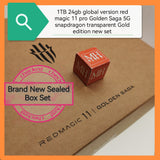 Official red magic 11 pro 5G Golden Saga global version snapdragon elite 5 Gen transparent gaming limited edition new set