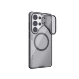 Samsung Galaxy S26 Ultra - Nillkin Iceblade Prop Clear Version Case Magnetic Kickstand Transparent Lens Cover Camera Protect