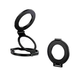 360° Rotate Double Magnetic Dual-Hinge Adjustable Grip Ring Stand (For Mobile and Tablet)