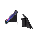 Samsung Galaxy Tab S10 FE - Nillkin Bumper Leather Case Pro Camera Protective Multi Angle Standing Stylus Holder Rugged Case