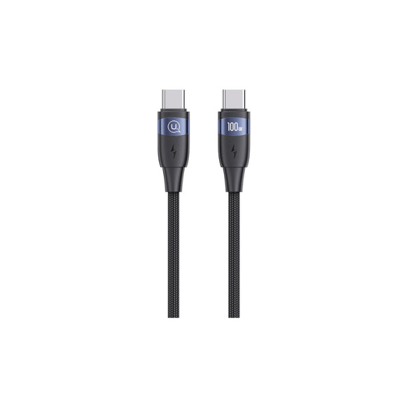 Usams USB Cable - U85 Type-C To Type-C Power Delivery 100W Fast Charging & Data Cable 200cm US-SJ633