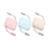 Wekome USB Cable - Ultra-Compact 240W Retractable Fast Charging Data Cable (USB-C to Type-C) 100cm WDC-22