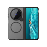 Vivo X Fold 6 - Nillkin Super Frosted Shield Prop Case Magnetic Clear Version Kickstand Transparent Lens Cover Camera Protect