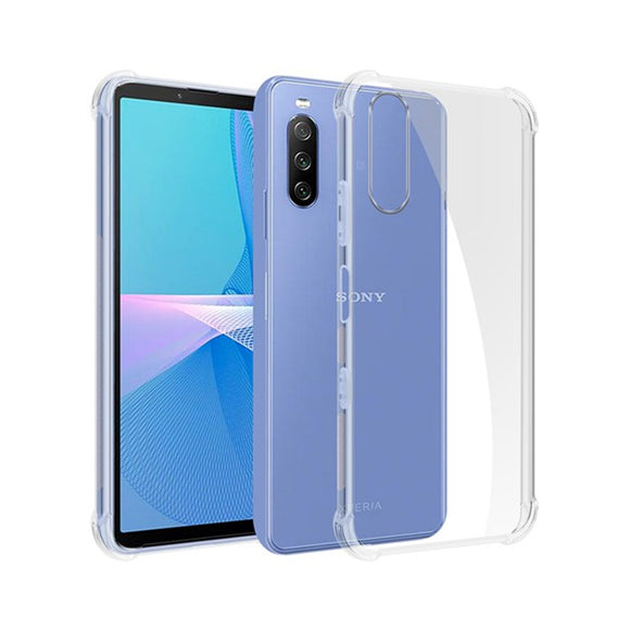 Sony Xperia 10 III - CLASY® Ski-Thin Series 4-Corner Bumper TPU Case