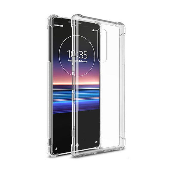 Sony Xperia 1 - CLASY® Ski-Thin Series 4-Corner Bumper TPU Case