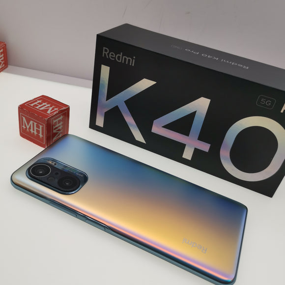 256gb flashed global Xiaomi redmi k40 pro silver full set