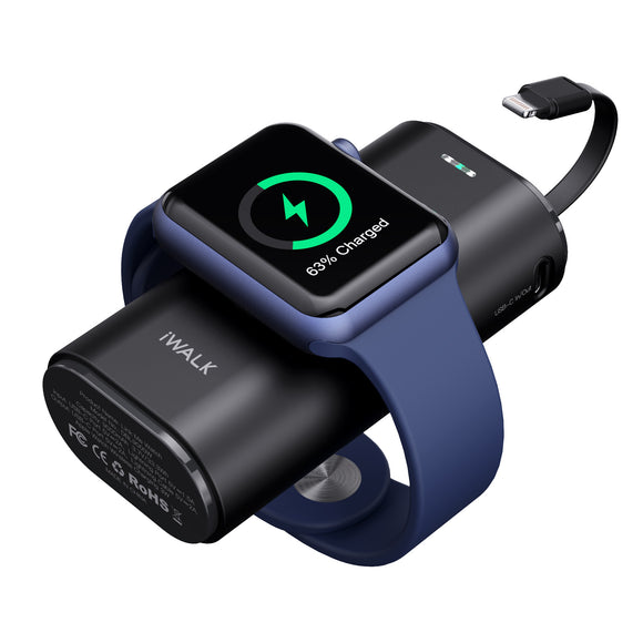 iWalk PowerBank - Link Me Watch 9000mAh Portable Apple Watch PowerBank DBL9000W